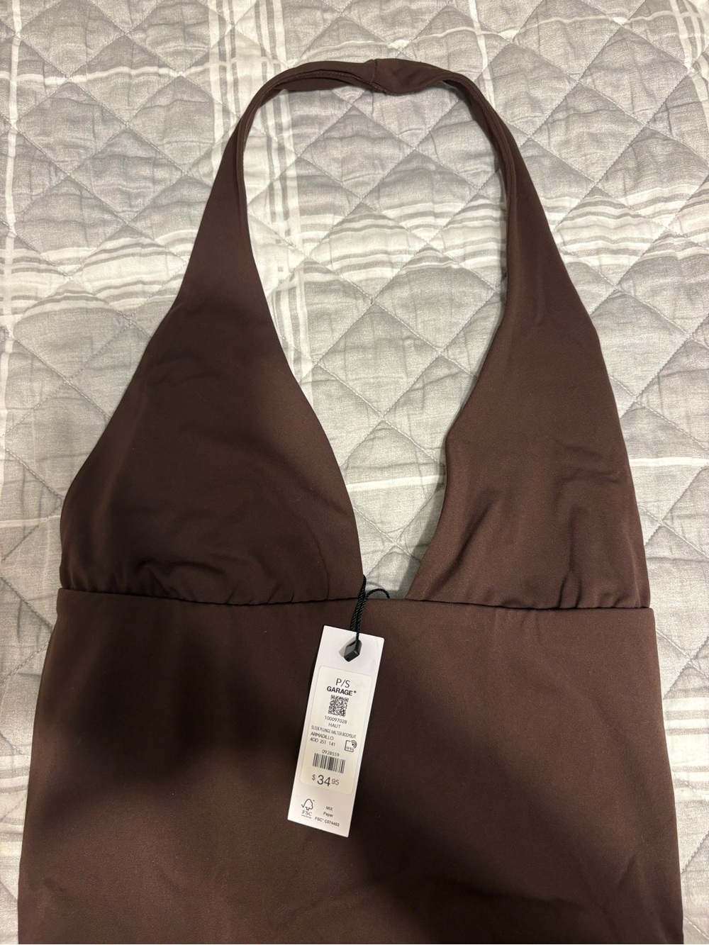 Garage Halter Bodysuit